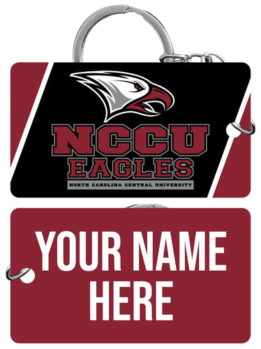 North Carolina Central Eagles Customizable Acrylic Keychain 1.5