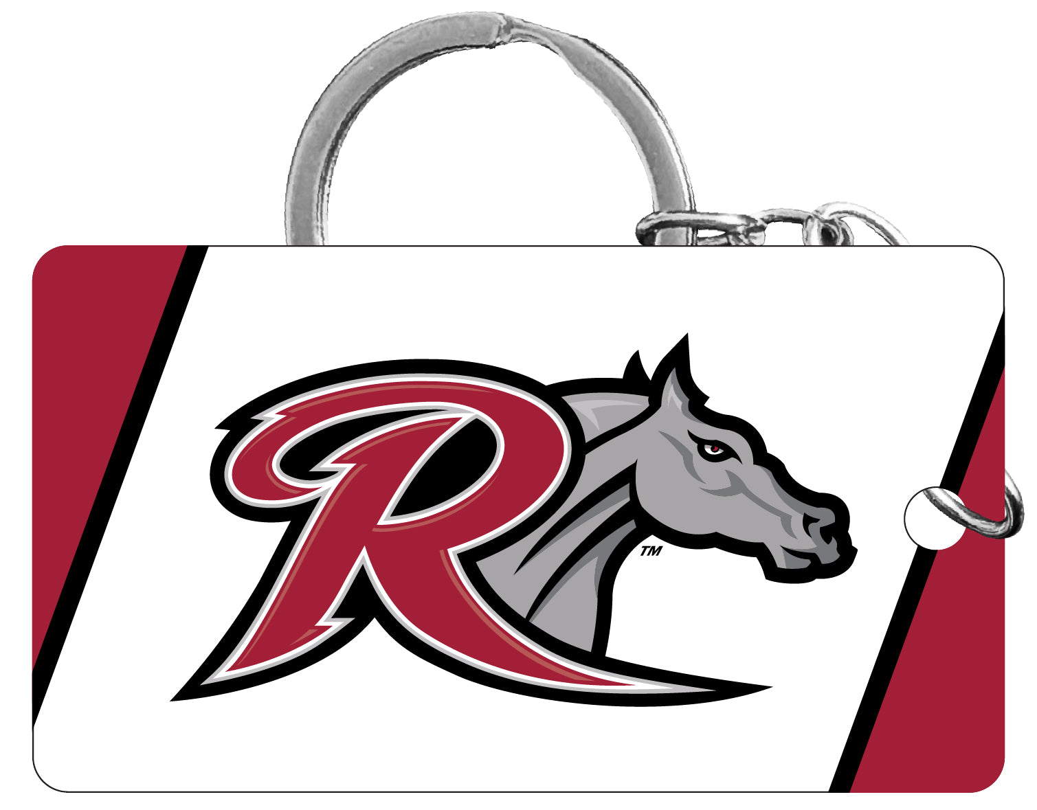 Rider University Broncs Acrylic Keychain 1.5