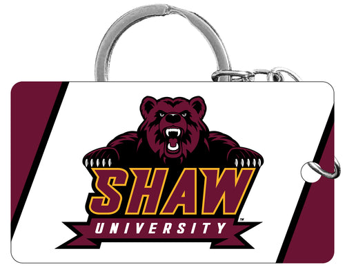 Shaw University Bears Acrylic Keychain 1.5