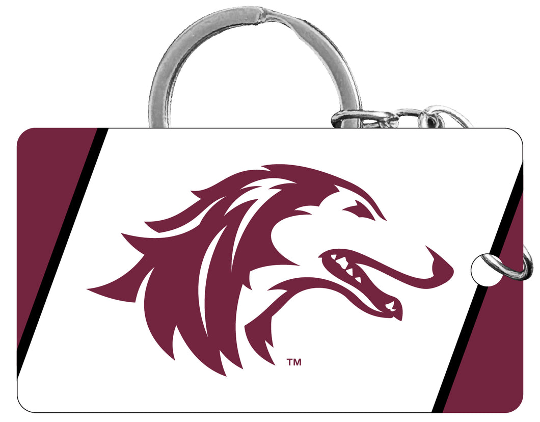 Southern Illinois Salukis Acrylic Keychain 1.5