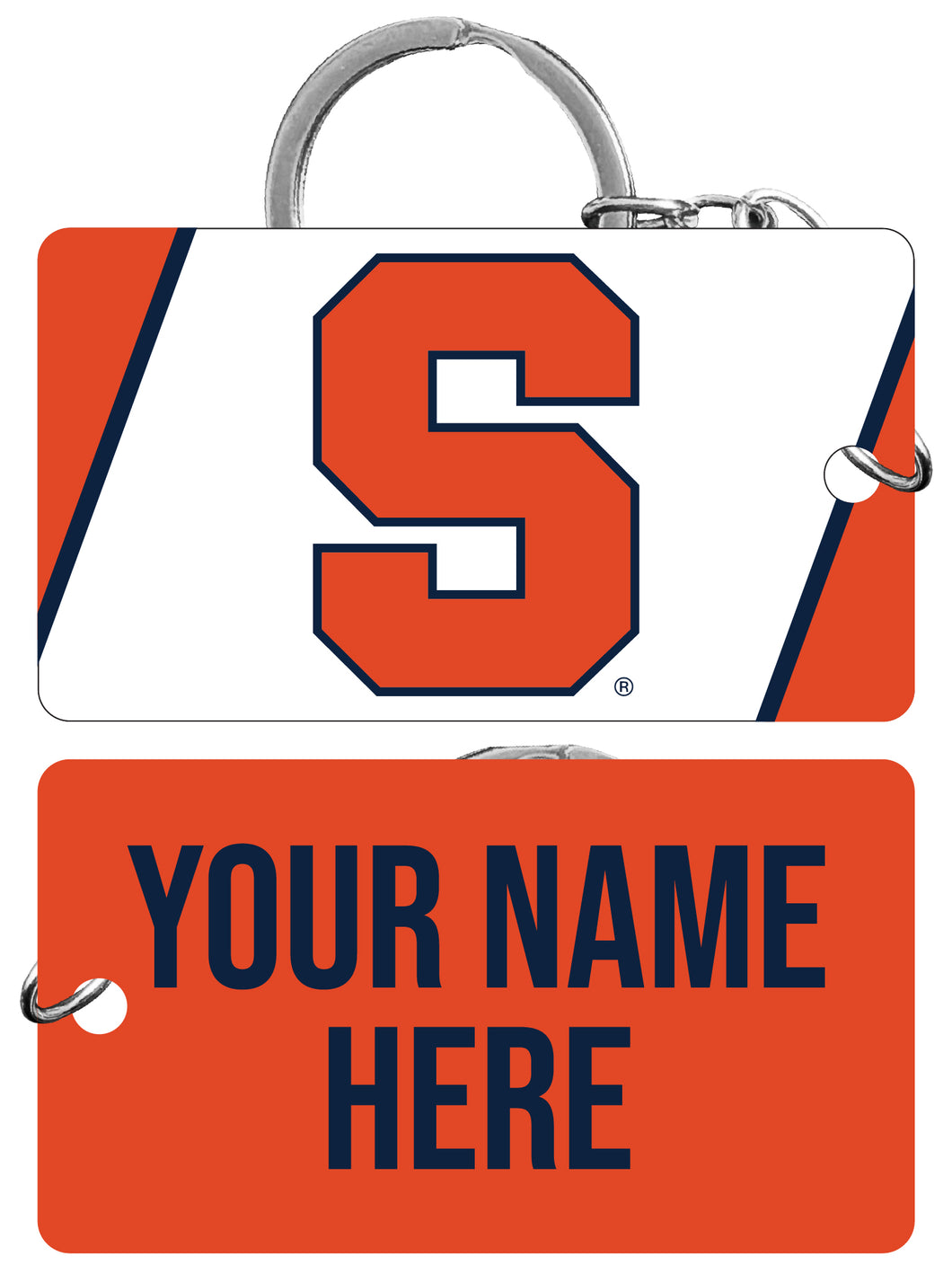 Syracuse Orange Customizable Acrylic Keychain 1.5