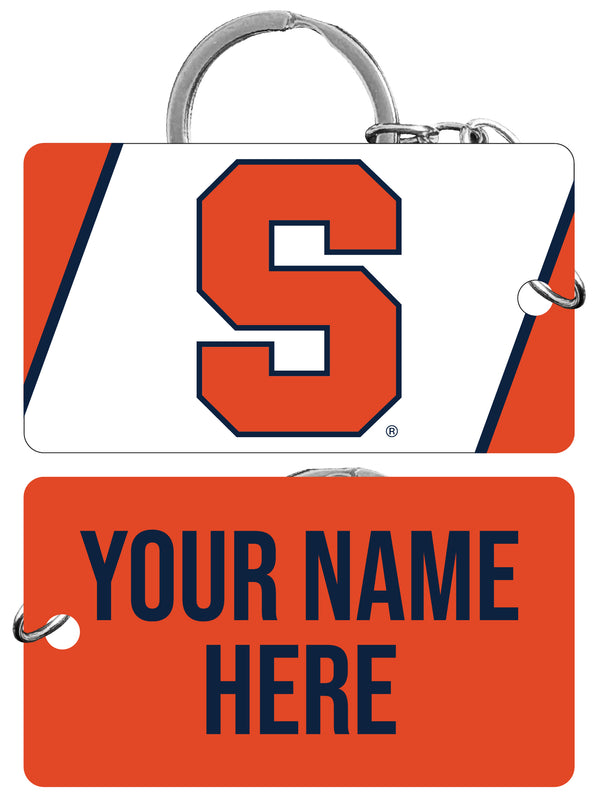 Syracuse Orange Customizable Acrylic Keychain 1.5" x 2.75" Officially Licensed Collegiate Product