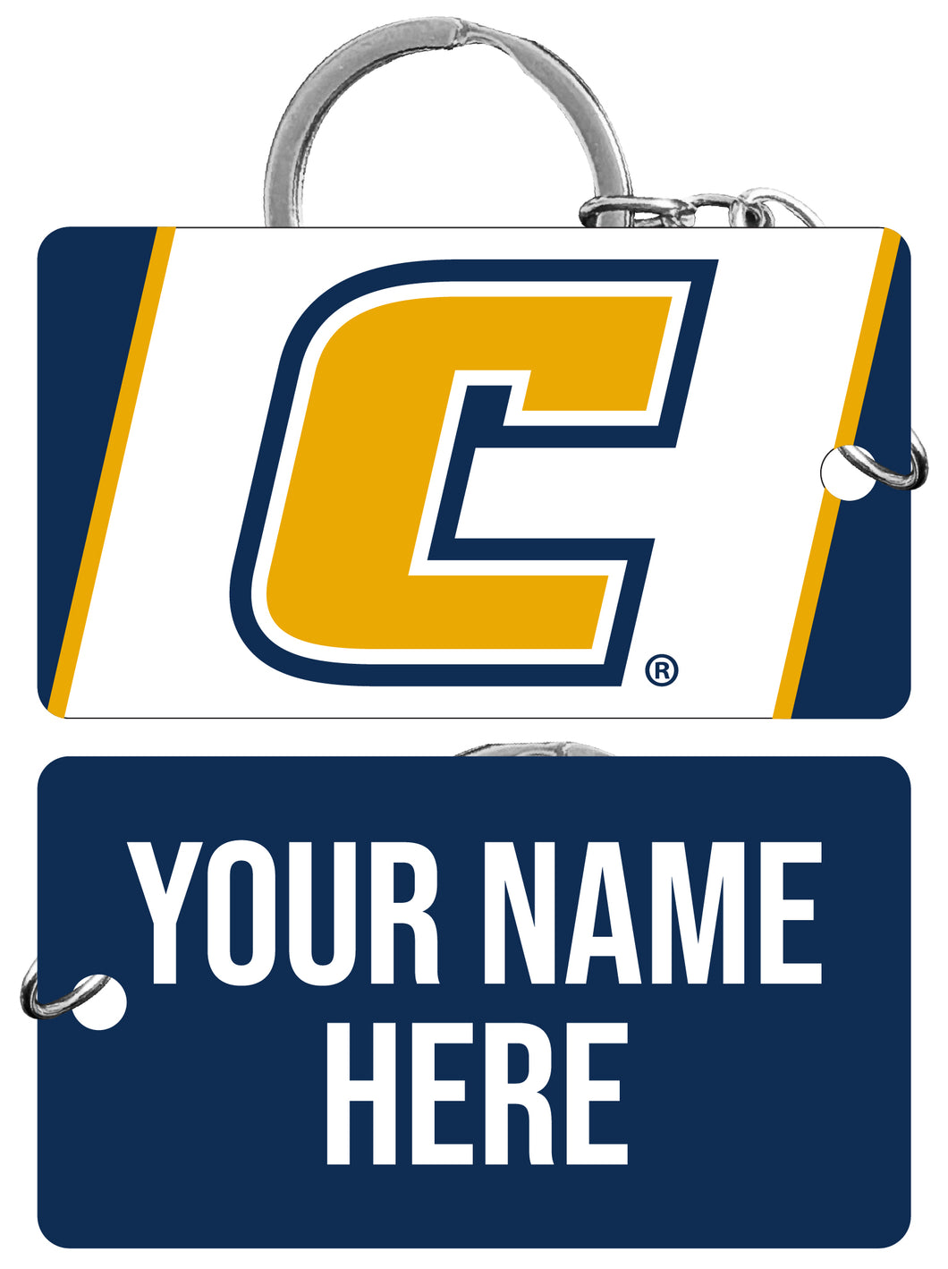 University of Tennessee at Chattanooga Customizable Acrylic Keychain 1.5
