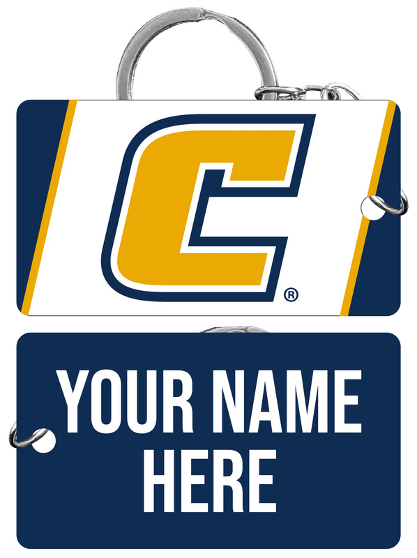 University of Tennessee at Chattanooga Customizable Acrylic Keychain 1.5" x 2.75" Officially Licensed Collegiate Product Single