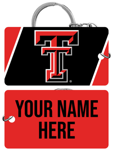 Texas Tech Red Raiders Customizable Acrylic Keychain 1.5