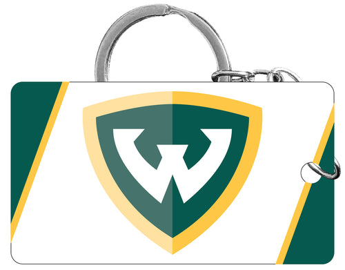 Wayne State Acrylic Keychain 1.5