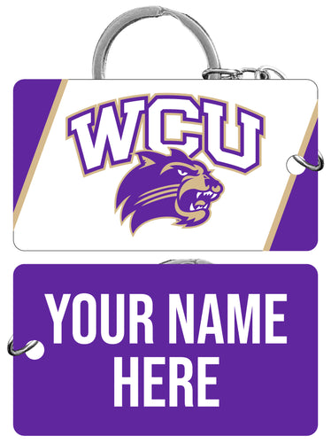 Western Carolina University Customizable Acrylic Keychain 1.5