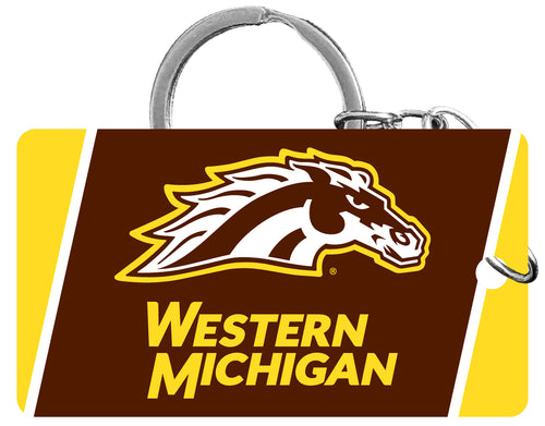 Western Michigan University Acrylic Keychain 1.5