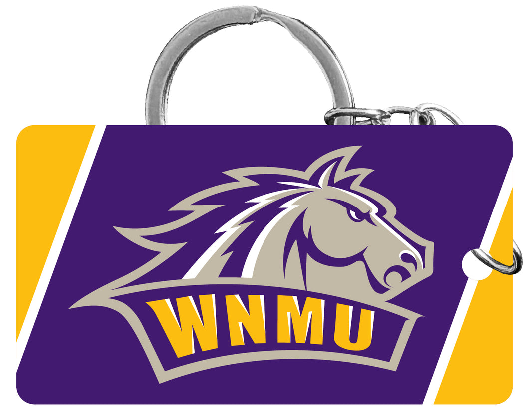 Western New Mexico University Acrylic Keychain 1.5