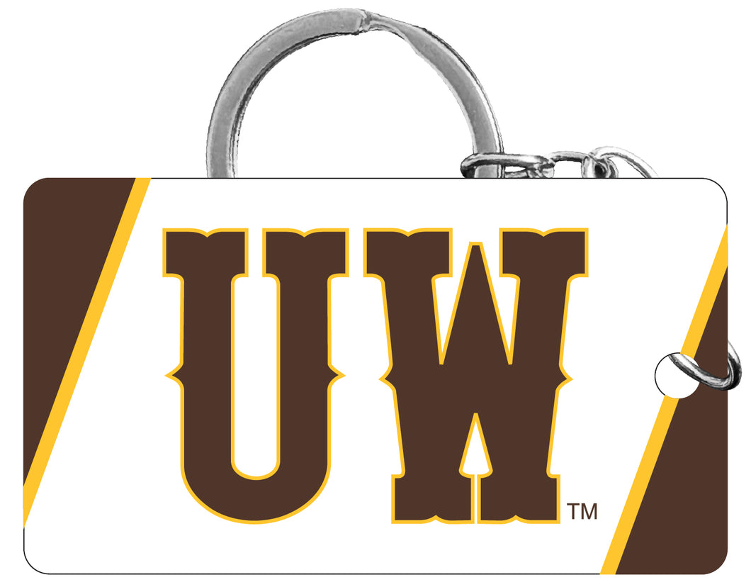 University of Wyoming Acrylic Keychain 1.5