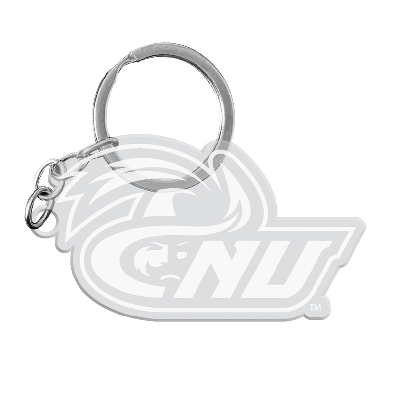 Christopher Newport Captains Officially Licensed Precision-Cut Acrylic Keychain – Printed or Engraved Logo Etched