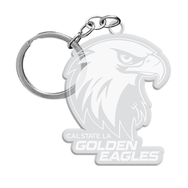 California State University Los Angeles Officially Licensed Precision-Cut Acrylic Keychain – Printed or Engraved Logo Etched