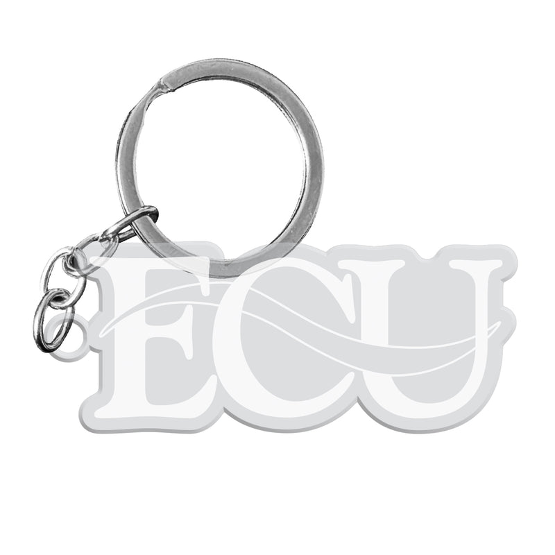 East Central University Tigers Officially Licensed Precision-Cut Acrylic Keychain – Printed or Engraved Logo Etched