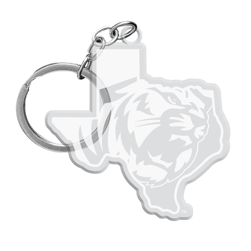 East Texas Baptist University Officially Licensed Precision-Cut Acrylic Keychain – Printed or Engraved Logo Etched