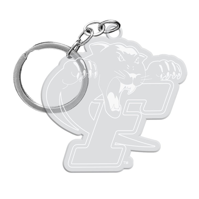 Ferrum College Officially Licensed Precision-Cut Acrylic Keychain – Printed or Engraved Logo Etched