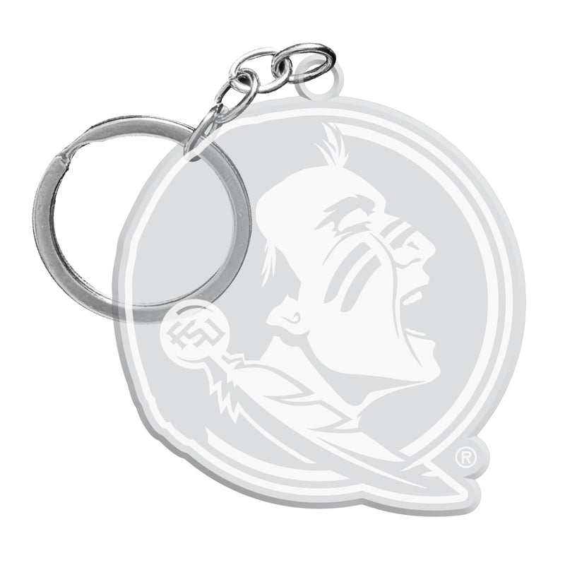 Florida State Seminoles Officially Licensed Precision-Cut Acrylic Keychain – Printed or Engraved Logo Etched