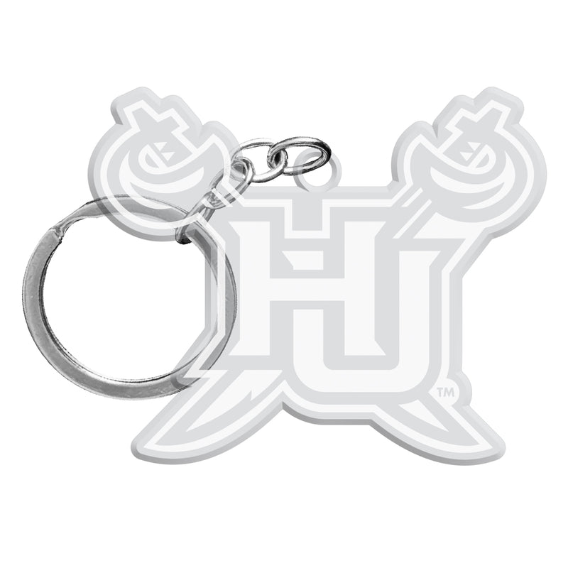 Hampton University Officially Licensed Precision-Cut Acrylic Keychain – Printed or Engraved Logo Etched