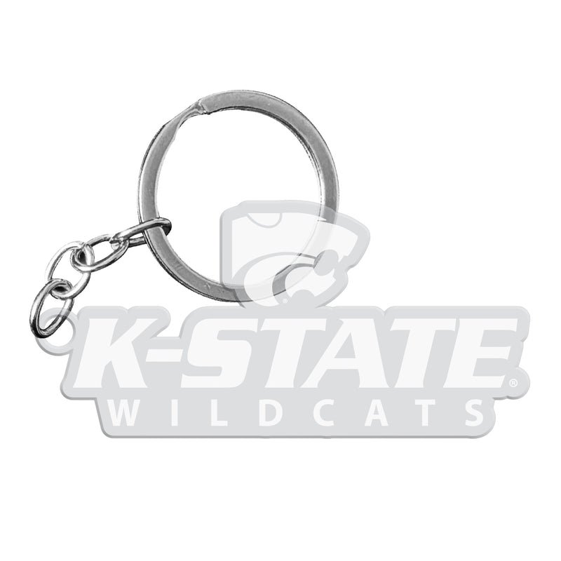 Kansas State Wildcats Officially Licensed Precision-Cut Acrylic Keychain – Printed or Engraved Logo Etched