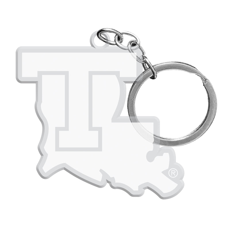 Louisiana Tech Bulldogs Officially Licensed Precision-Cut Acrylic Keychain – Printed or Engraved Logo Etched