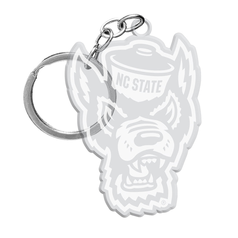 NC State Wolfpack Officially Licensed Precision-Cut Acrylic Keychain – Printed or Engraved Logo Etched
