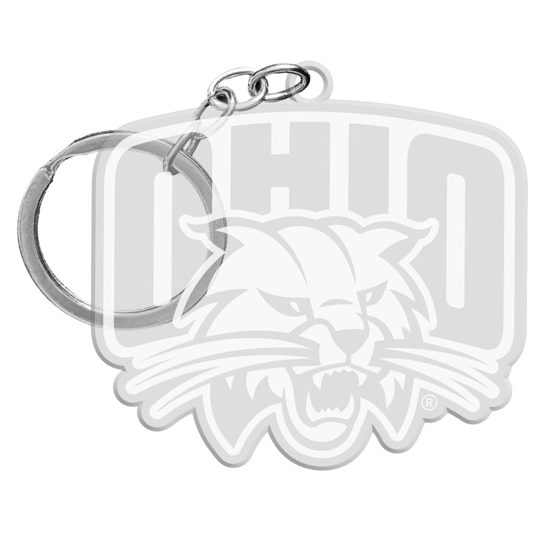 Ohio University Officially Licensed Precision-Cut Acrylic Keychain – Printed or Engraved Logo Etched