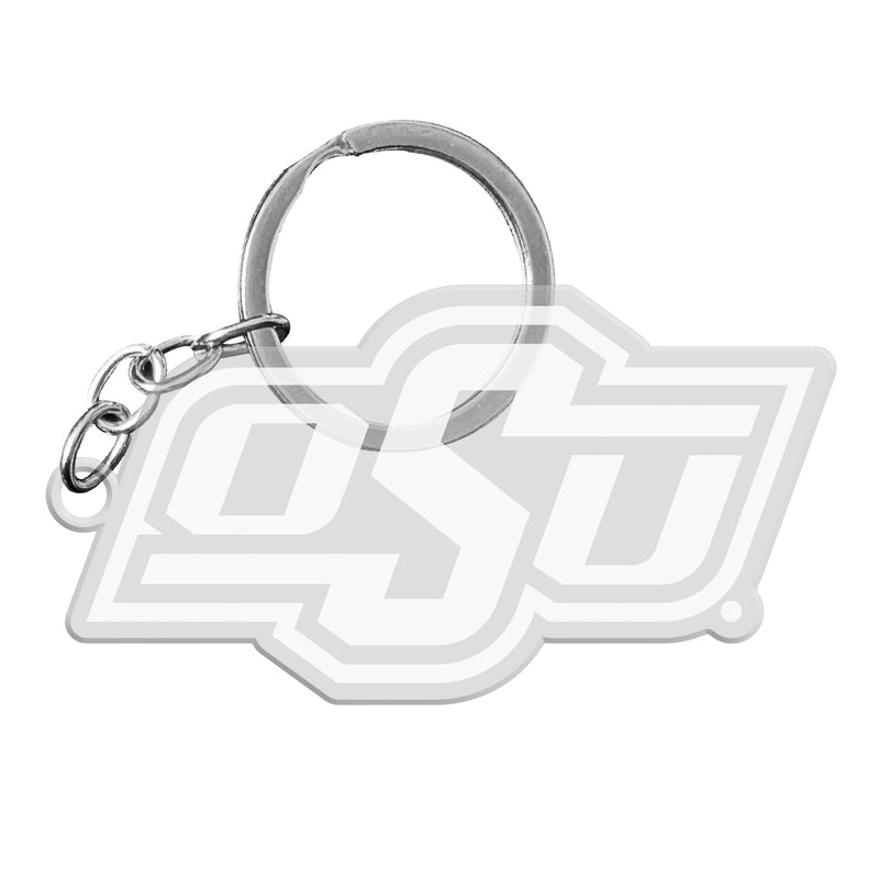 Oklahoma State Cowboys Officially Licensed Precision-Cut Acrylic Keychain – Printed or Engraved Logo Etched