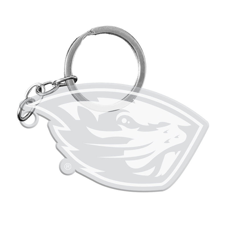 Oregon State Beavers Officially Licensed Precision-Cut Acrylic Keychain – Printed or Engraved Logo Etched