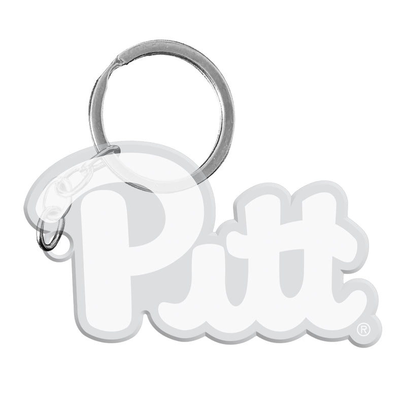 Pittsburgh Panthers Officially Licensed Precision-Cut Acrylic Keychain – Printed or Engraved Logo Etched