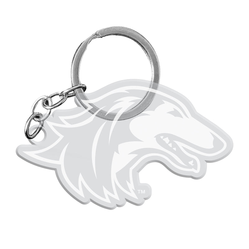 Southern Illinois Salukis Officially Licensed Precision-Cut Acrylic Keychain – Printed or Engraved Logo Etched