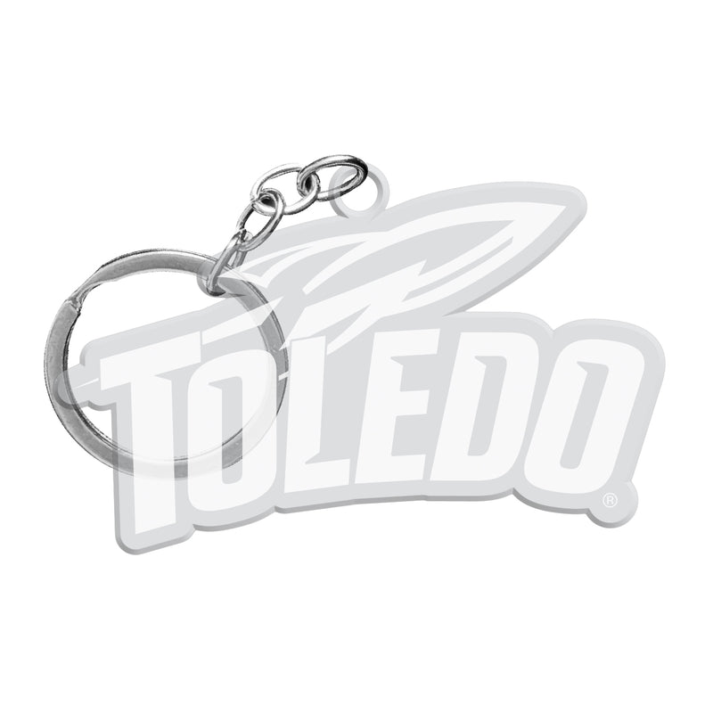 Toledo Rockets Officially Licensed Precision-Cut Acrylic Keychain – Printed or Engraved Logo Etched