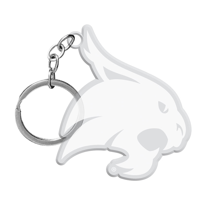 Texas State Bobcats Officially Licensed Precision-Cut Acrylic Keychain – Printed or Engraved Logo Etched