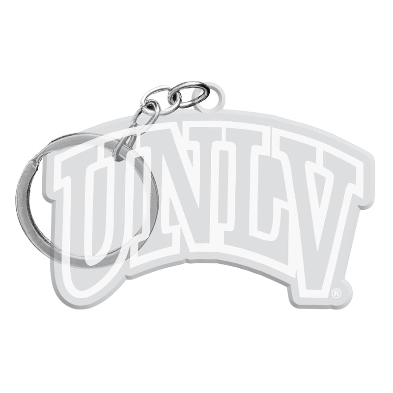 UNLV Rebels Officially Licensed Precision-Cut Acrylic Keychain – Printed or Engraved Logo Etched