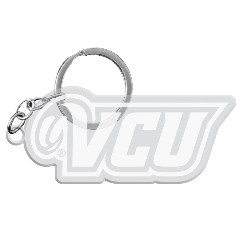 Virginia Commonwealth Officially Licensed Precision-Cut Acrylic Keychain – Printed or Engraved Logo Etched