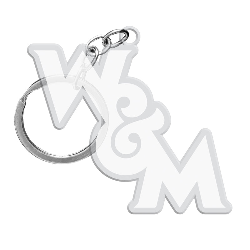 William and Mary Officially Licensed Precision-Cut Acrylic Keychain – Printed or Engraved Logo Etched