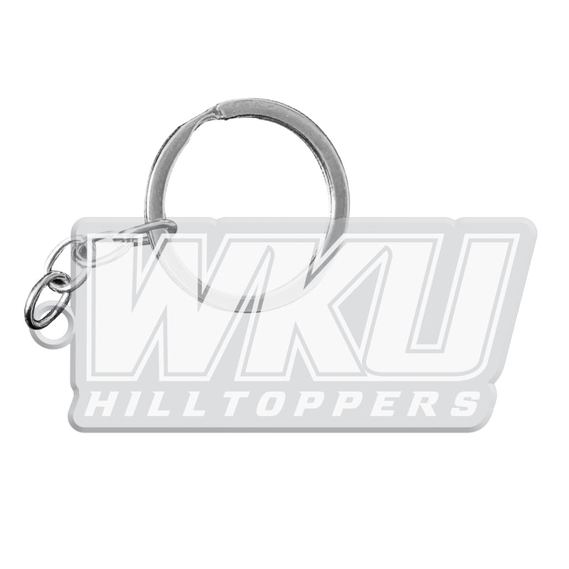 Western Kentucky Hilltoppers Officially Licensed Precision-Cut Acrylic Keychain – Printed or Engraved Logo Etched