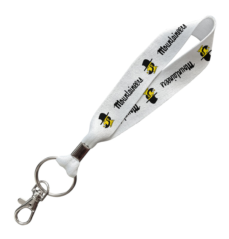 Appalachian State Officially Licensed 6-Inches Long Cloth Keychain Lanyard 