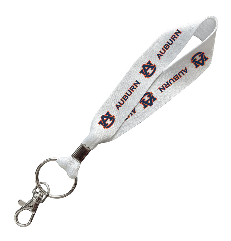 Auburn Tigers Officially Licensed 6-Inches Long Cloth Keychain Lanyard 