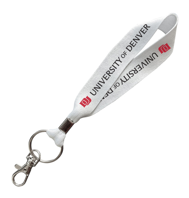 University of Denver Pioneers Officially Licensed 6-Inches Long Cloth Keychain Lanyard 