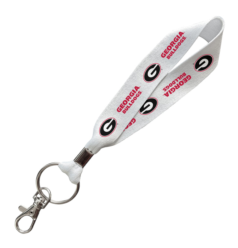 Georgia Bulldogs Officially Licensed 6-Inches Long Cloth Keychain Lanyard 