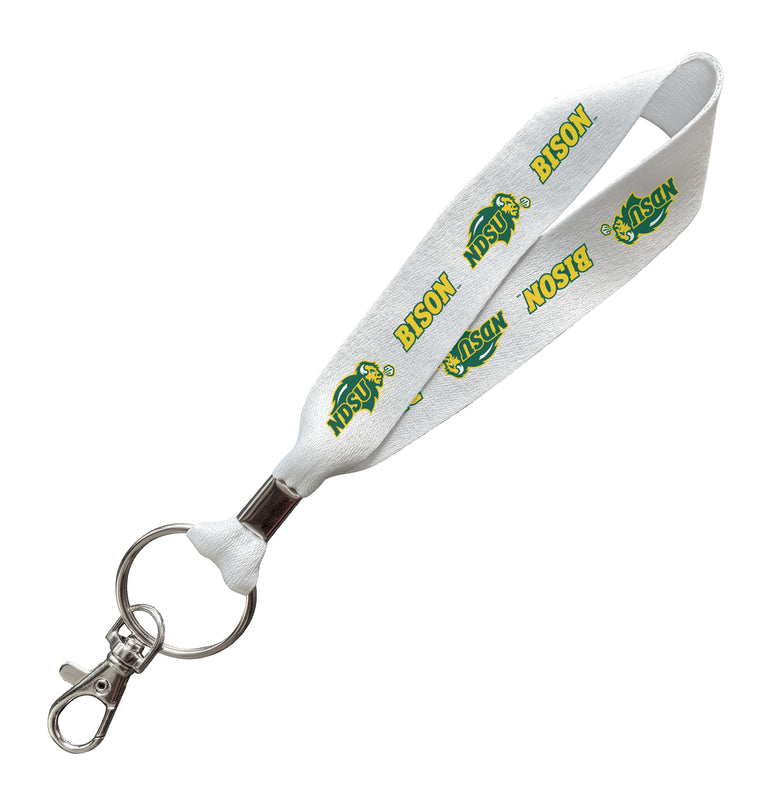 North Dakota State Bison Officially Licensed 6-Inches Long Cloth Keychain Lanyard 