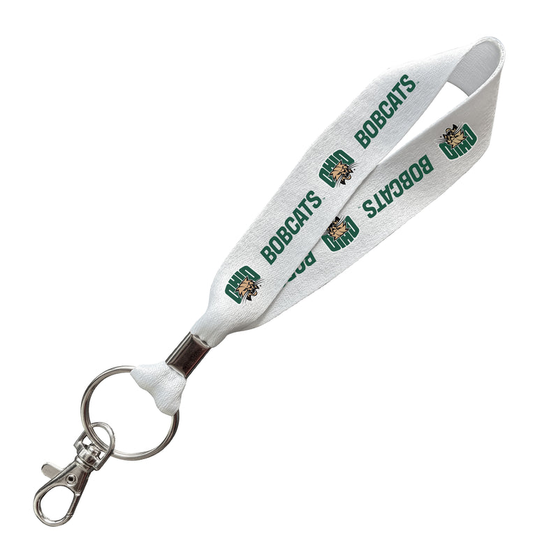 Ohio University Officially Licensed 6-Inches Long Cloth Keychain Lanyard 
