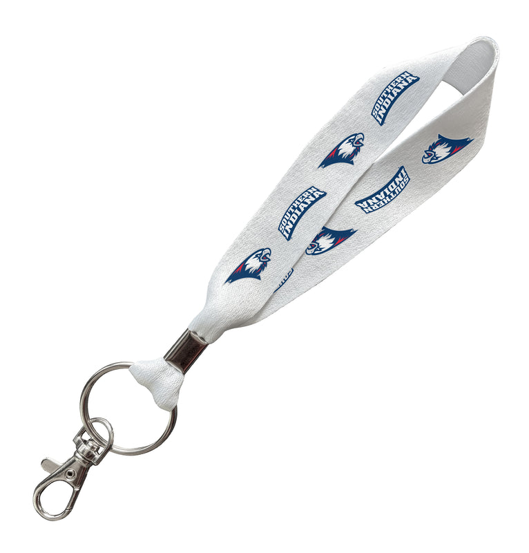 University of Southern Indiana Officially Licensed 6-Inches Long Cloth Keychain Lanyard 