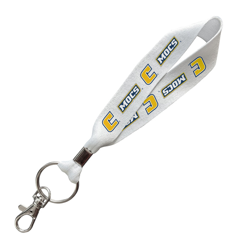 University of Tennessee at Chattanooga Officially Licensed 6-Inches Long Cloth Keychain Lanyard 