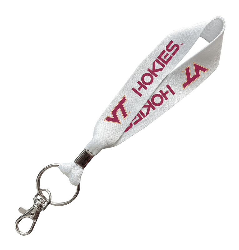 Virginia Tech Hokies Officially Licensed 6-Inches Long Cloth Keychain Lanyard 