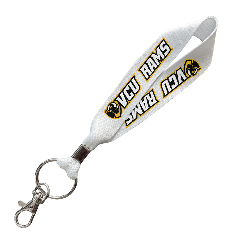 Virginia Commonwealth Officially Licensed 6-Inches Long Cloth Keychain Lanyard 