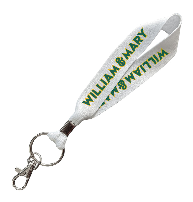 William and Mary Officially Licensed 6-Inches Long Cloth Keychain Lanyard 