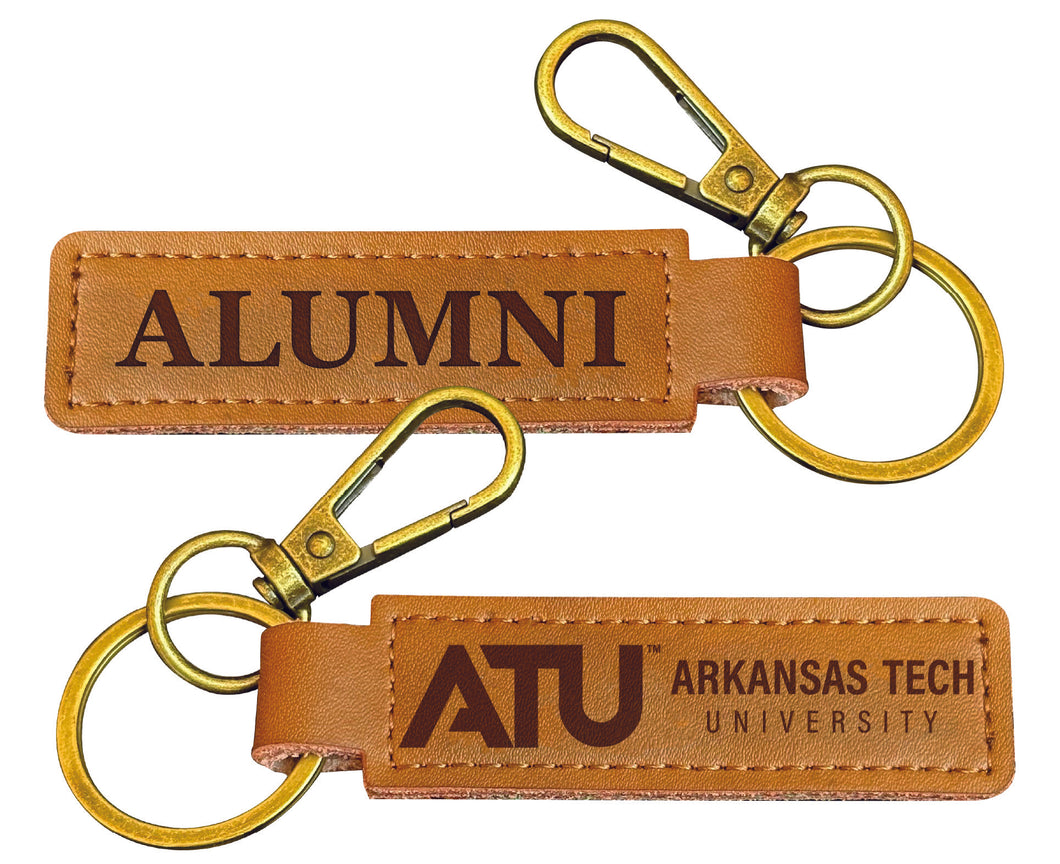 Arkansas Tech University College Alumni Leather Keychain – Officially Licensed