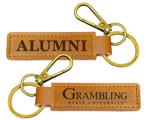 Grambling State Tigers College Alumni Leather Keychain – Officially Licensed