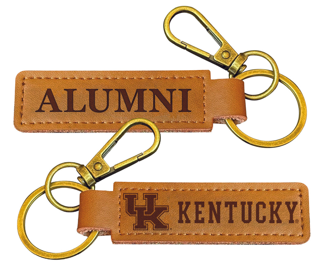 Kentucky Wildcats College Alumni Leather Keychain – Officially Licensed