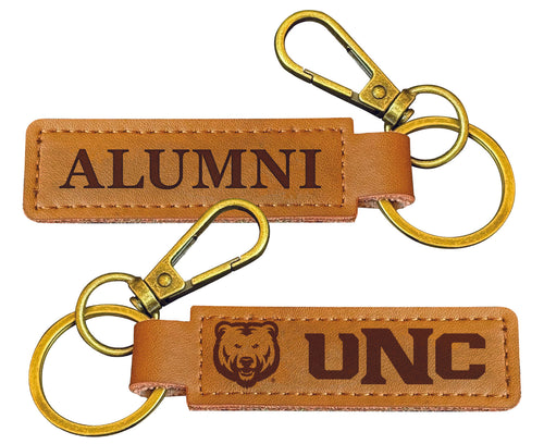 Northern Colorado Bears College Alumni Leather Keychain – Officially Licensed